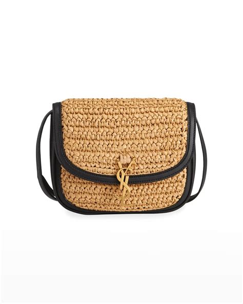 ysl kaia raffia|Saint Laurent Raffia Medium Kaia Crossbody Bag .